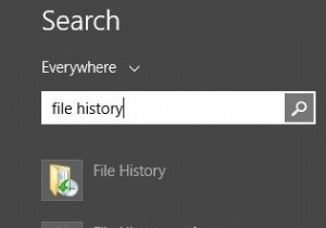 आसान ट्यूटोरियल:Windows 8.1/8 में बैकअप और पुनर्स्थापना के लिए फ़ाइल इतिहास का उपयोग कैसे करें