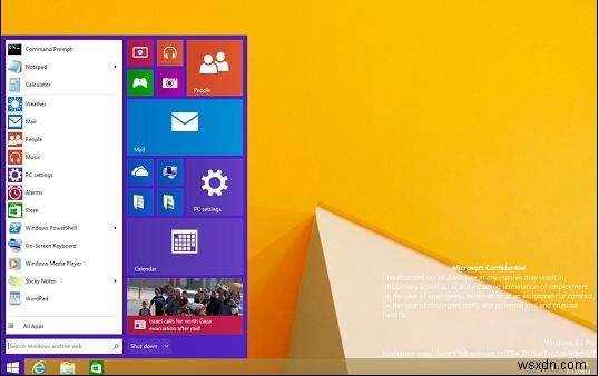 Windows 8.1 Update 2 स्टार्ट मेन्यू को वापस जोड़ देगा