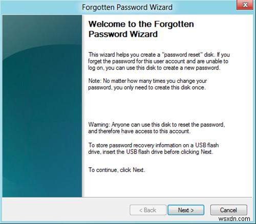 पासवर्ड बनाने का आसान तरीका विंडोज 8.1 रीसेट डिस्क