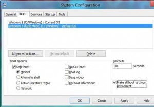 Windows 8 में सेफ मोड में बूट करें