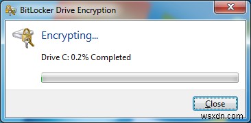 Windows 7 पर BitLocker Drive एन्क्रिप्शन कैसे निकालें