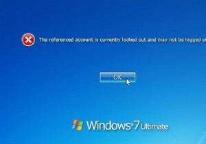 लॉगिन त्रुटि संदेश को कैसे ठीक करें:विंडोज 7 में  संदर्भित खाता वर्तमान में बंद है 