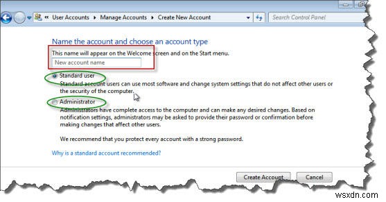 Windows 7 पर एक व्यवस्थापक खाता कैसे बनाएं ?