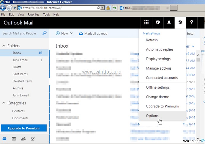 आउटलुक मेल में जंक ईमेल फ़िल्टर को अक्षम कैसे करें (Outlook.com, Office365)