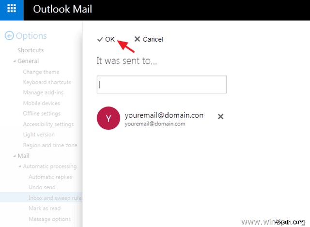 आउटलुक मेल में जंक ईमेल फ़िल्टर को अक्षम कैसे करें (Outlook.com, Office365)