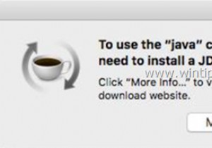 FIX:जावा कमांड-लाइन टूल का उपयोग करने के लिए आपको एक JDK (MAC OS X)