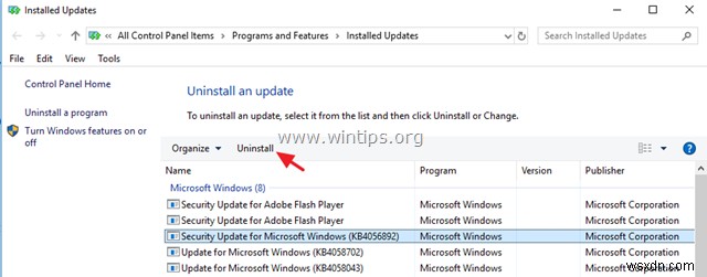 FIX:Windows 10 अपडेट KB4056892 0x800f0845