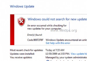 Windows Update 0x80244022 या 0x80072ee2 त्रुटि ठीक करें।