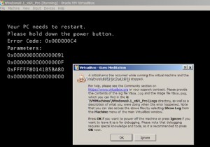 फिक्स:वर्चुअलबॉक्स त्रुटि 0x000000C4 (हल किया गया)