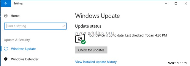 Windows 10 अपडेट को स्थायी रूप से कैसे बंद करें।