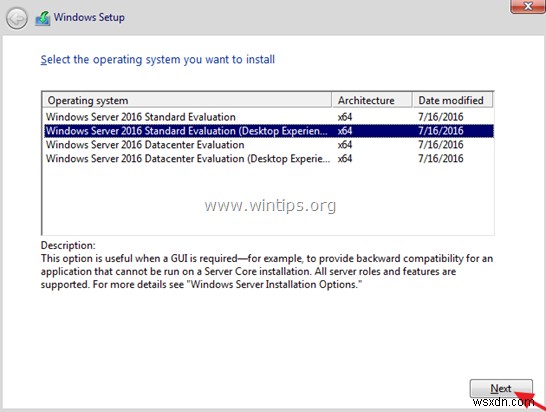 Windows Server 2016 को चरण दर चरण कैसे स्थापित करें।