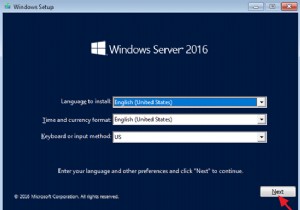 Windows Server 2016 को चरण दर चरण कैसे स्थापित करें।