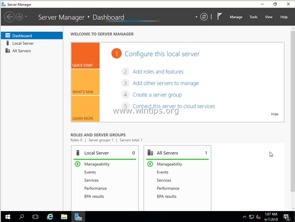 Windows Server 2016 को चरण दर चरण कैसे स्थापित करें।