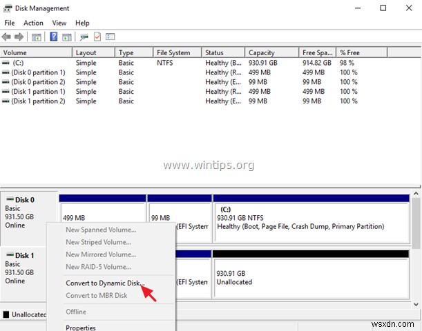 Windows 10 (लीगेसी या UEFI) पर बूट हार्ड ड्राइव को मिरर कैसे करें