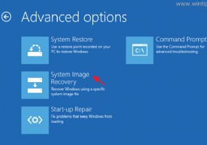 Windows 10, 8 या 7 OS में सिस्टम इमेज बैकअप को कैसे पुनर्स्थापित करें।
