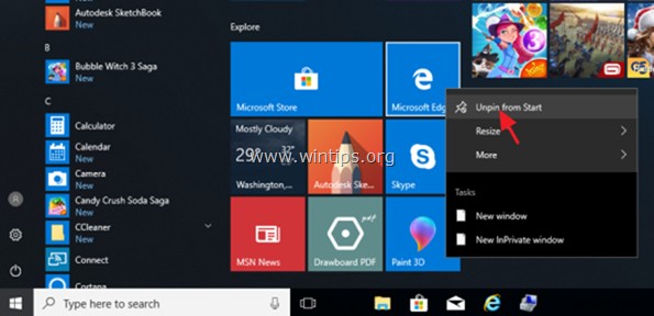 Windows 10 से एज ब्राउज़र को पूरी तरह से कैसे हटाएं।