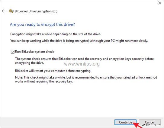 डिस्क C को कैसे एन्क्रिप्ट करें:Windows 10 Pro &Enterprise में BitLocker के साथ।
