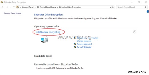 डिस्क C को कैसे एन्क्रिप्ट करें:Windows 10 Pro &Enterprise में BitLocker के साथ।