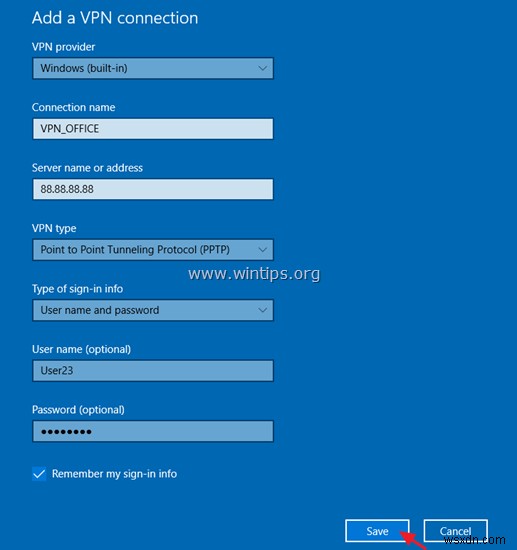 Windows 10 पर VPN कनेक्शन कैसे सेटअप करें।