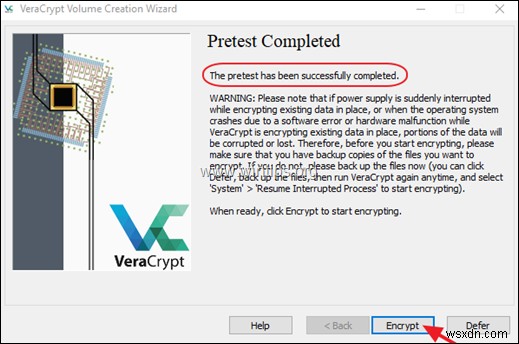 डिस्क C को कैसे एन्क्रिप्ट करें:विंडोज़ में VeraCrypt के साथ (सभी संस्करण)।