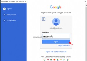 Google डिस्क में अपनी फ़ाइलों का बैकअप लेने के लिए Google बैकअप और सिंक का उपयोग कैसे करें।