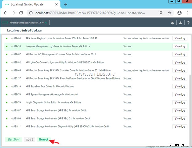 ProLiant सर्वर को अपडेट करने के लिए HP स्मार्ट अपडेट मैनेजर का उपयोग कैसे करें।