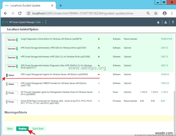 ProLiant सर्वर को अपडेट करने के लिए HP स्मार्ट अपडेट मैनेजर का उपयोग कैसे करें।