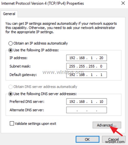 FIX:निर्दिष्ट डोमेन या तो मौजूद नहीं है या संपर्क नहीं किया जा सका (समाधान)