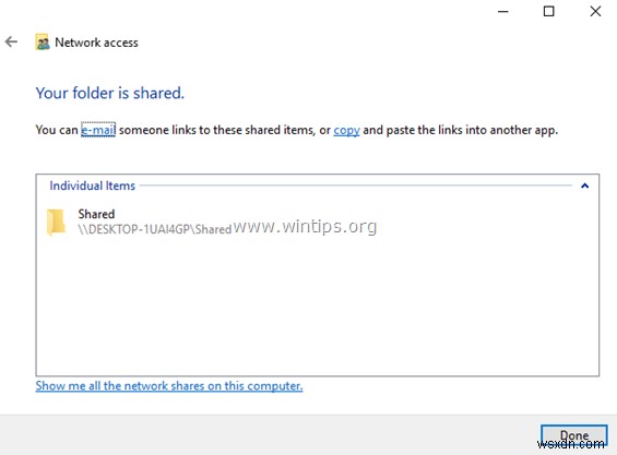 Windows 10 में फ़ाइलें कैसे साझा करें।