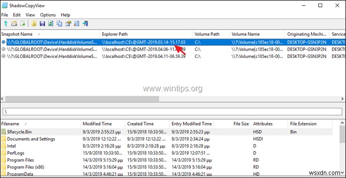 FIX:कोई पिछला संस्करण उपलब्ध नहीं है लेकिन विंडोज 10 में सिस्टम प्रोटेक्शन सक्षम है। (समाधान) 