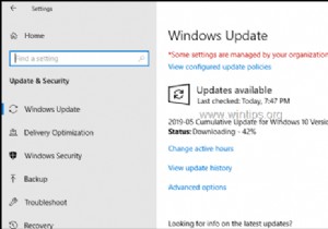 FIX:Windows 10 Update 1903 इंस्टाल करने में विफल रहा (समाधान)