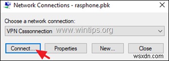 FIX:Windows 10 VPN सिस्टम ट्रे से कनेक्ट नहीं होता है लेकिन यह नेटवर्क सेटिंग्स से कनेक्ट होता है।