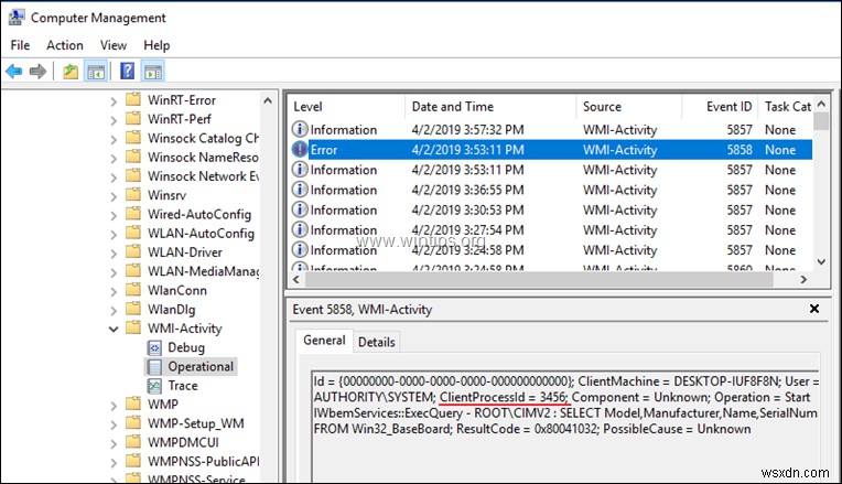 FIX:WMI प्रदाता Windows 10/8/7 OS पर उच्च CPU उपयोग को होस्ट करता है (समाधान)