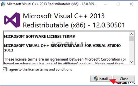 FIX:MSVCR120.dll नहीं मिला या MSVCP140.DLL नहीं मिला (समाधान)