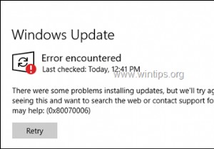 फिक्स:विंडोज 10 अपडेट सर्विस गुम है (समाधान)