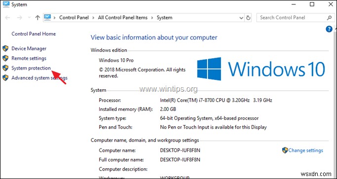 Windows 10 में स्वचालित रूप से सिस्टम पुनर्स्थापना बिंदु कैसे बनाएं।