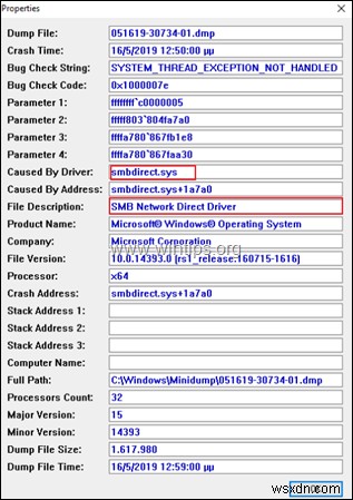 फिक्स बीएसओडी 0x1000007e:एचपी प्रोलिएंट ML350 जनरल 10 सर्वर 2016 पर SMBDIRECT.SYS के कारण सिस्टम थ्रेड अपवाद को हैंडल नहीं किया गया (हल किया गया) 