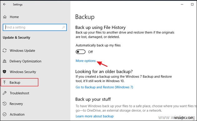 FIX:अपने ड्राइव को फिर से कनेक्ट करें। आपका फ़ाइल इतिहास ड्राइव Windows 10 में बहुत लंबे समय के लिए डिस्कनेक्ट किया गया था। 