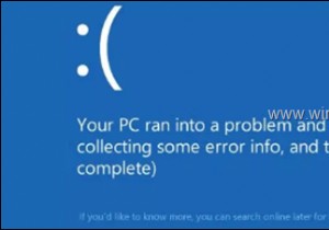 फिक्स:विंडोज 10 में WHEA UNCORRECTABLE ERROR (0x00000124)।