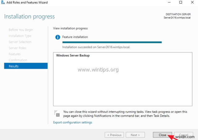 Windows सर्वर बैकअप के साथ सक्रिय निर्देशिका सर्वर 2016/2012 का बैकअप कैसे लें।
