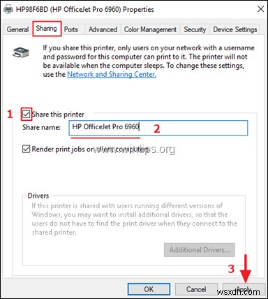 Windows 10 में प्रिंटर कैसे साझा करें।