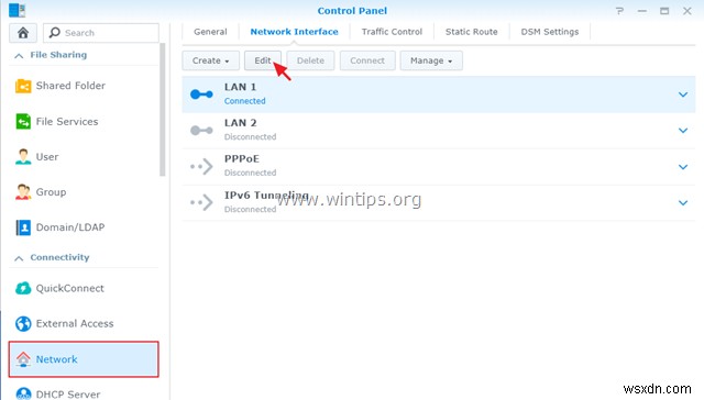 स्थानीय नेटवर्क (इंटरनेट पर) के बाहर Synology NAS ड्राइव को मैप कैसे करें।