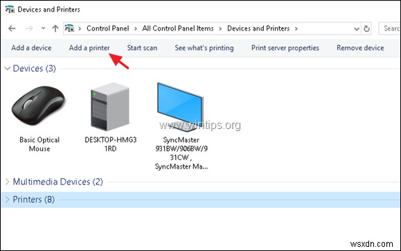 FIX:Windows 10/8/7 OS में प्रिंट करने का प्रयास करते समय सक्रिय निर्देशिका डोमेन सेवाएँ वर्तमान में अनुपलब्ध हैं। 