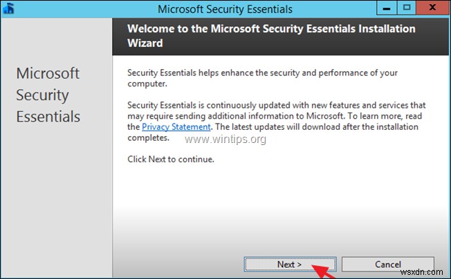 सर्वर 2012/2012R2 पर Microsoft सुरक्षा आवश्यकताएँ कैसे स्थापित करें। 