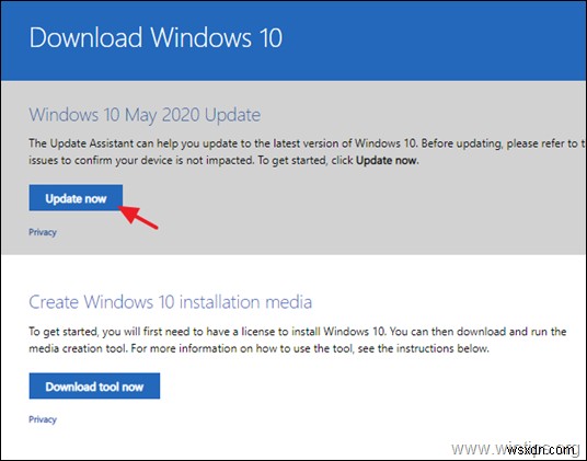 FIX:Windows 10 2004 अद्यतन स्थापित करने में विफल रहा (हल किया गया)