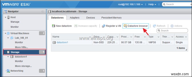 vSphere Hypervisor ESXi 6.7 पर वर्चुअल मशीन का क्लोन कैसे बनाएं। 