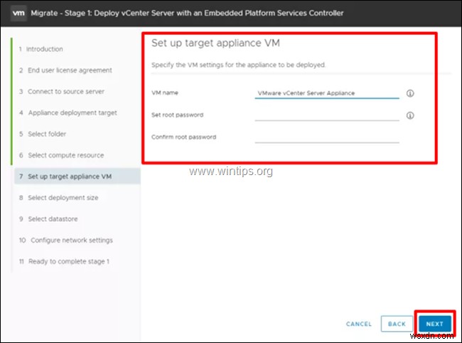 विंडोज पर VMware vCenter सर्वर को VCSA 6.7 में कैसे माइग्रेट करें