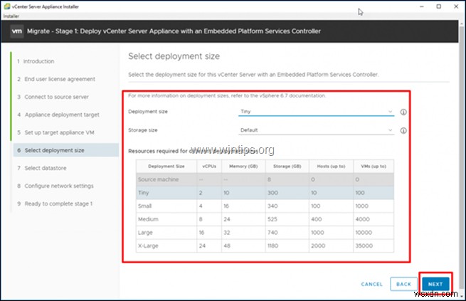 विंडोज पर VMware vCenter सर्वर को VCSA 6.7 में कैसे माइग्रेट करें