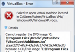 FIX:VirtualBox DVD छवि को पंजीकृत नहीं कर सकता (समाधान)