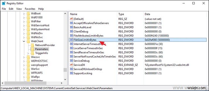 FIX:त्रुटि 0x800700DF फ़ाइल का आकार अनुमत सीमा से अधिक है और SharePoint और WebDAV में सहेजा नहीं जा सकता है।